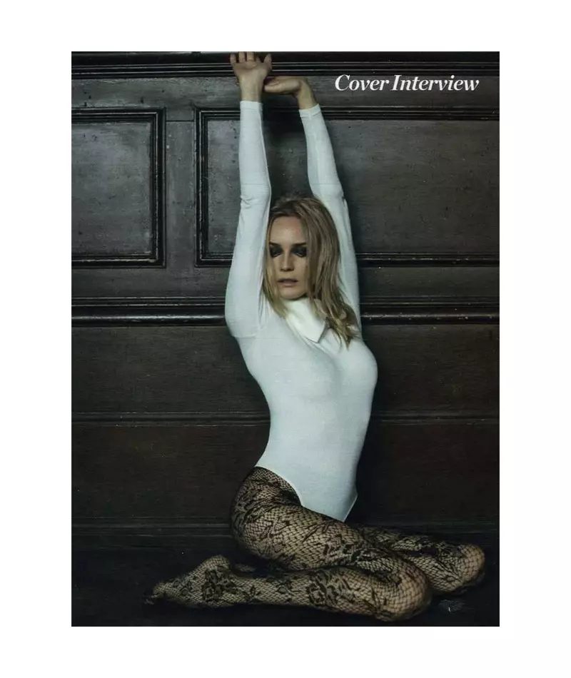 Diane Kruger by Marc Hom | මාරි ක්ලෙයාර් UK අප්‍රේල් 2010