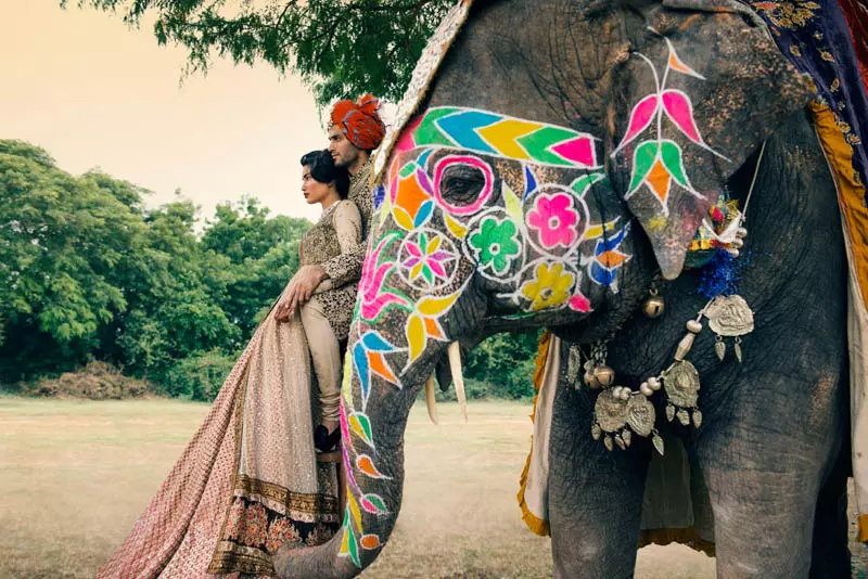 Signe Vilstrup Ajambula Mtundu Waukwati wa Vogue India Novembara 2013