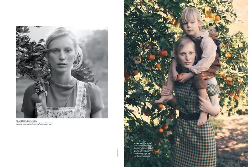 Julia Nobis adalah Kecantikan Alami untuk Stephen Ward di Vogue Australia Shoot