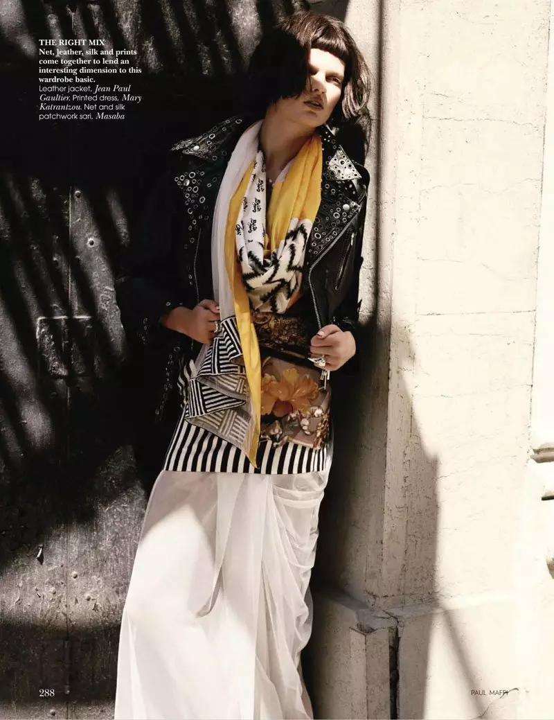 Bette Franke par Paul Maffi pour Vogue India Octobre 2010