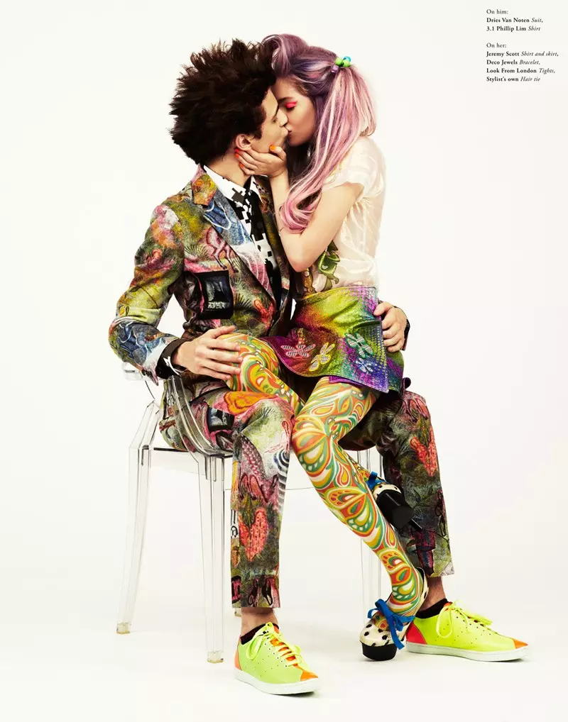 U-Jason Kim uthwebule isitayela se-Retro Couple se-Bullett Fall 2012