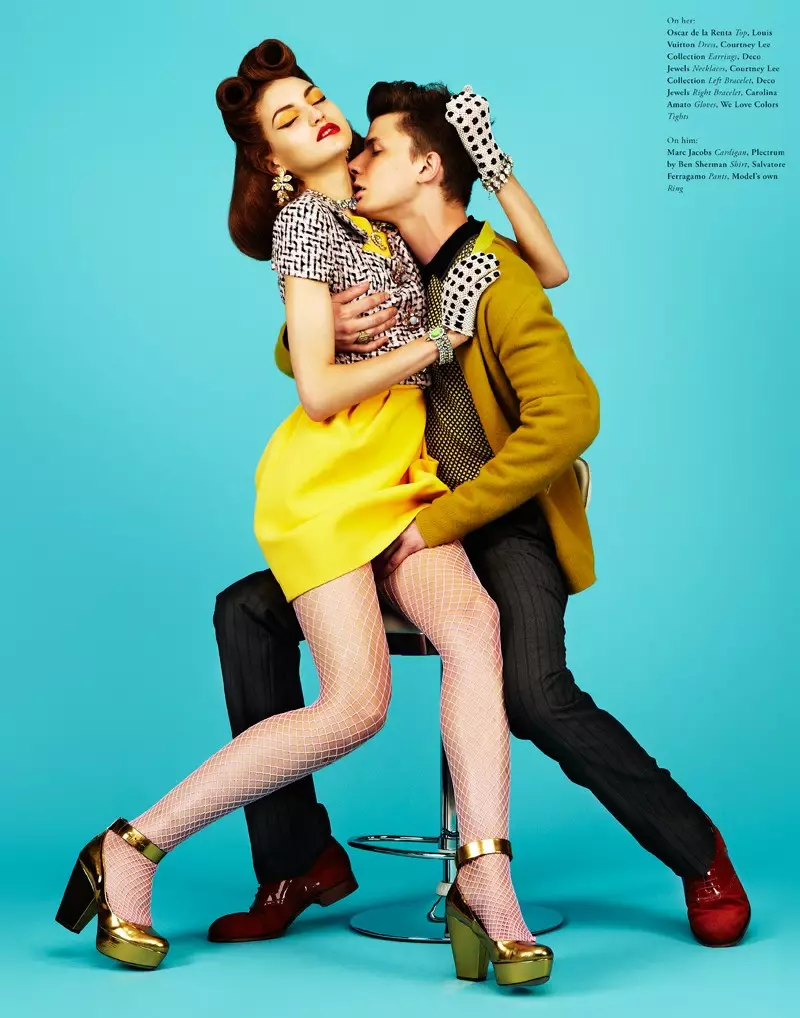 Jason Kim သည် Bullett Fall 2012 အတွက် Retro Couple Style ကို ရိုက်ကူးခဲ့သည်။