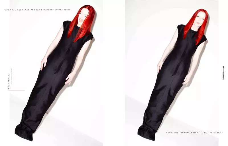 Shirley Manson ni Kenneth Cappello para sa The Block S/S 2012