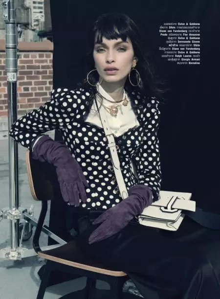 Luma Grothe modelira 'New Romantic' v Harper's Bazaar Thailand