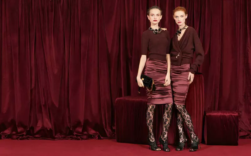 Dolce & Gabbana herfst 2010 | Vlada Roslyakova, Olga Sherer & Zuzana Gregorova