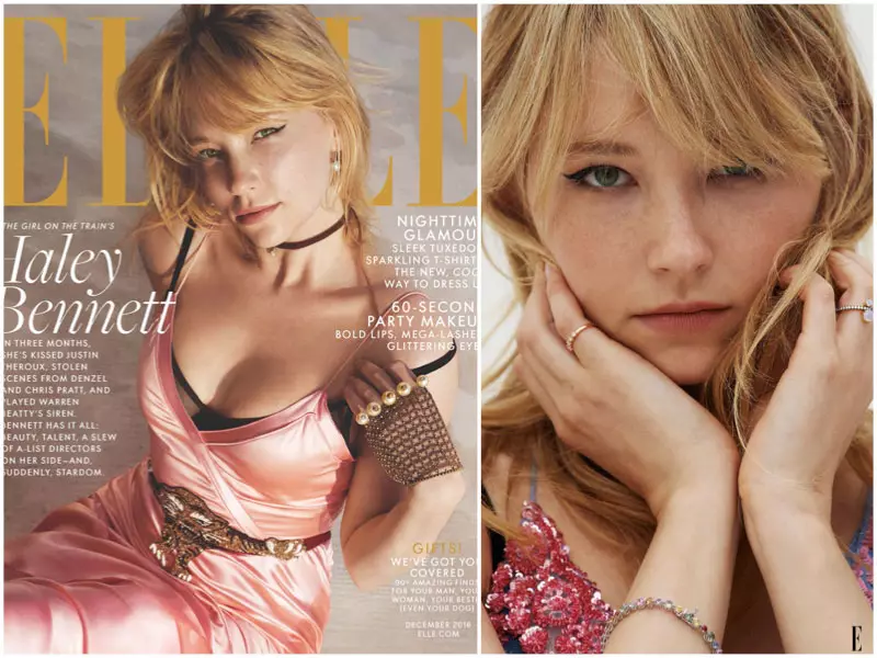 Penggambaran Majalah ELLE Haley Bennett 2016