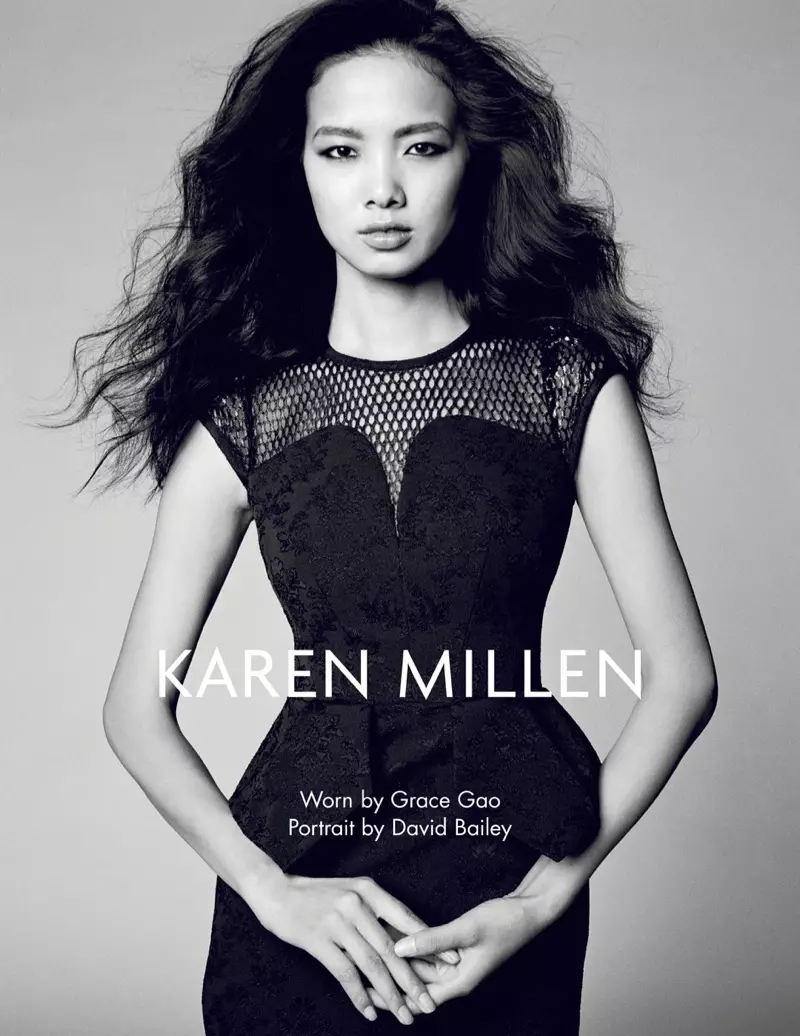 Karen Millen Fall 2013 Doka Mandraisa Karlina Cuane, Grace Gao & Ny hafa