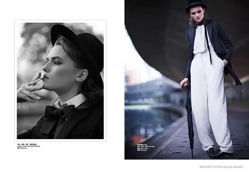 Lara Mullen sa Tomboy Style para sa Bazaar China ni James Meakin