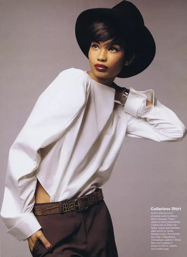 Chanel Iman para Allure setembro de 2010 por Thomas Schenk