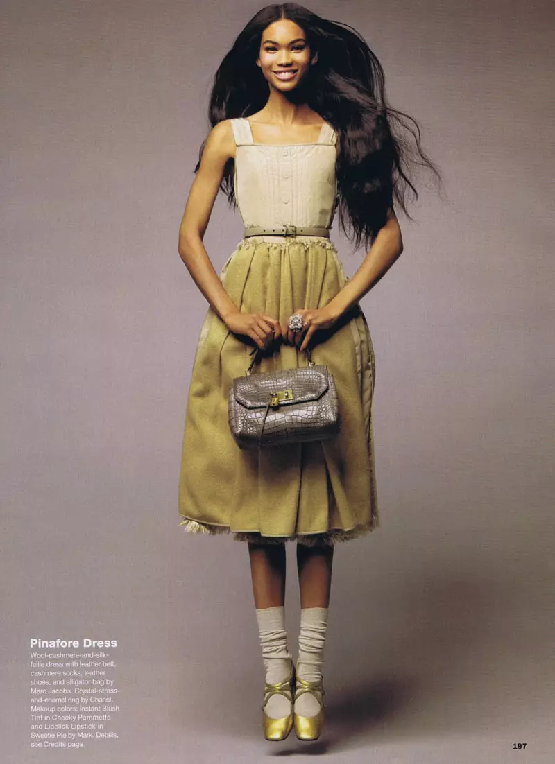 Chanel Iman for Allure September 2010 by Thomas Schenk