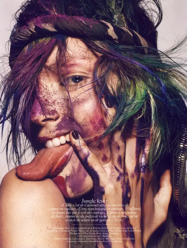 Vogue Paris November 2009 | Anja Rubik oleh Tyen