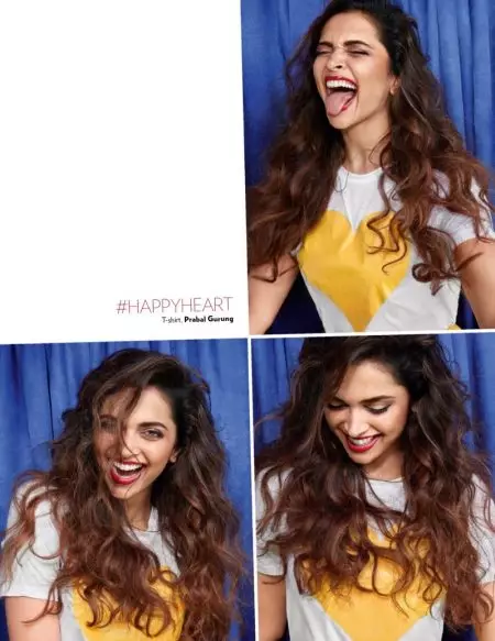 Deepika Padukone Hnav Vibrant Styles rau Vogue India