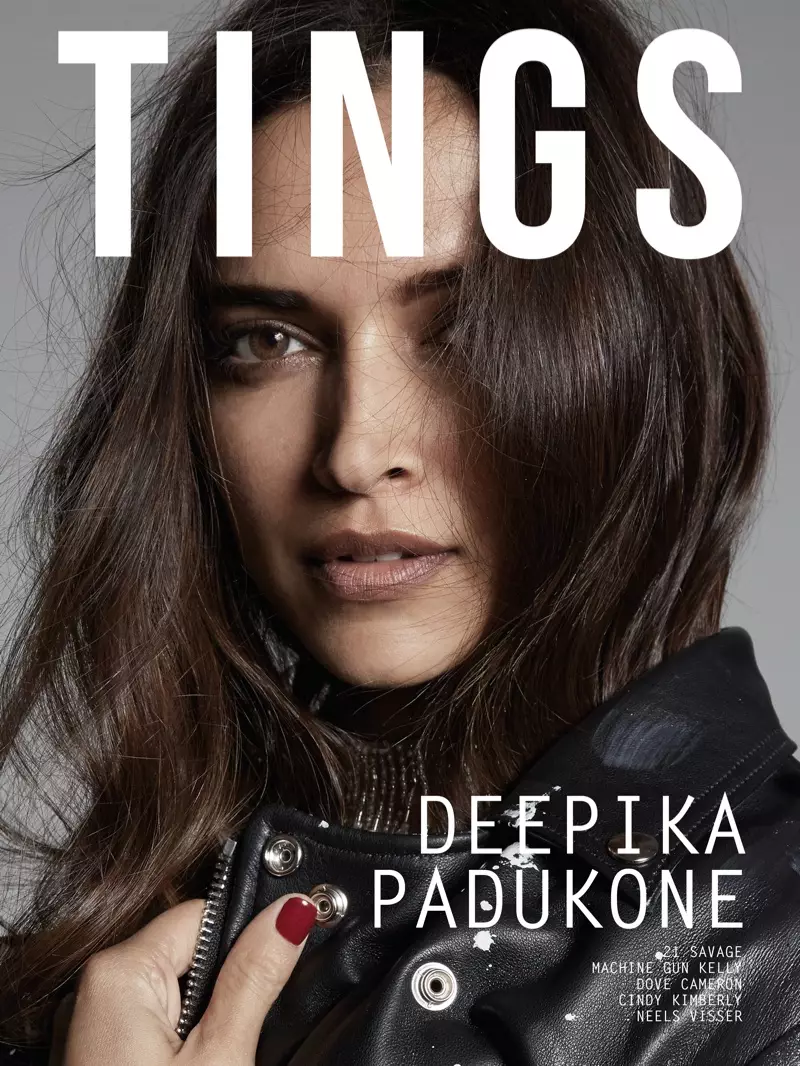 Deepika Padukone på TINGS London #1 cover