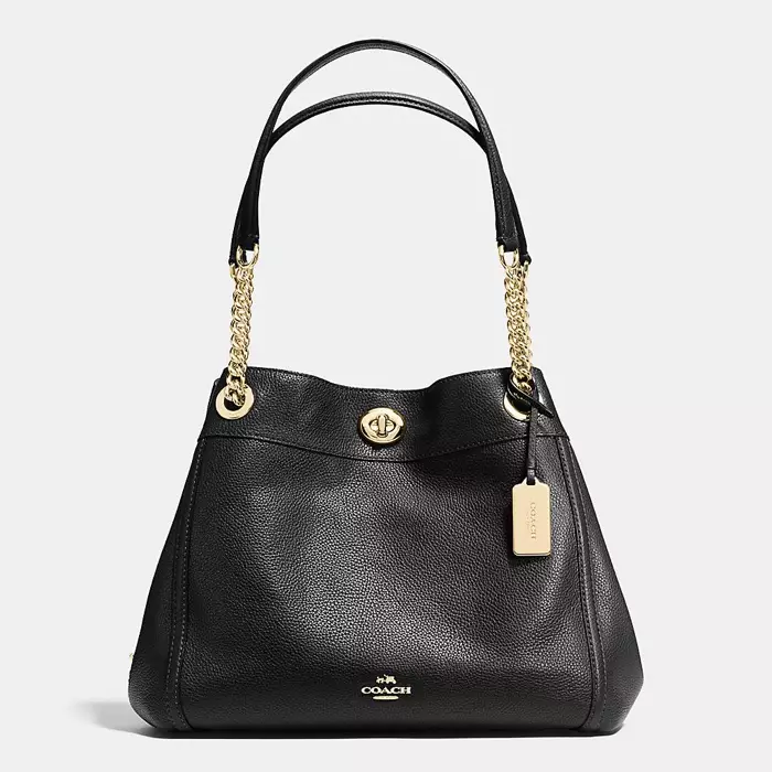 Coach Turnlock Edie Shoulder Bag