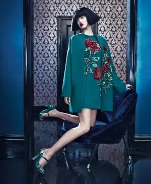 Lindsey Wixson + Binx Walton Front Neiman Marcus 'The Art of Fashion' Fall 2015 Campaign