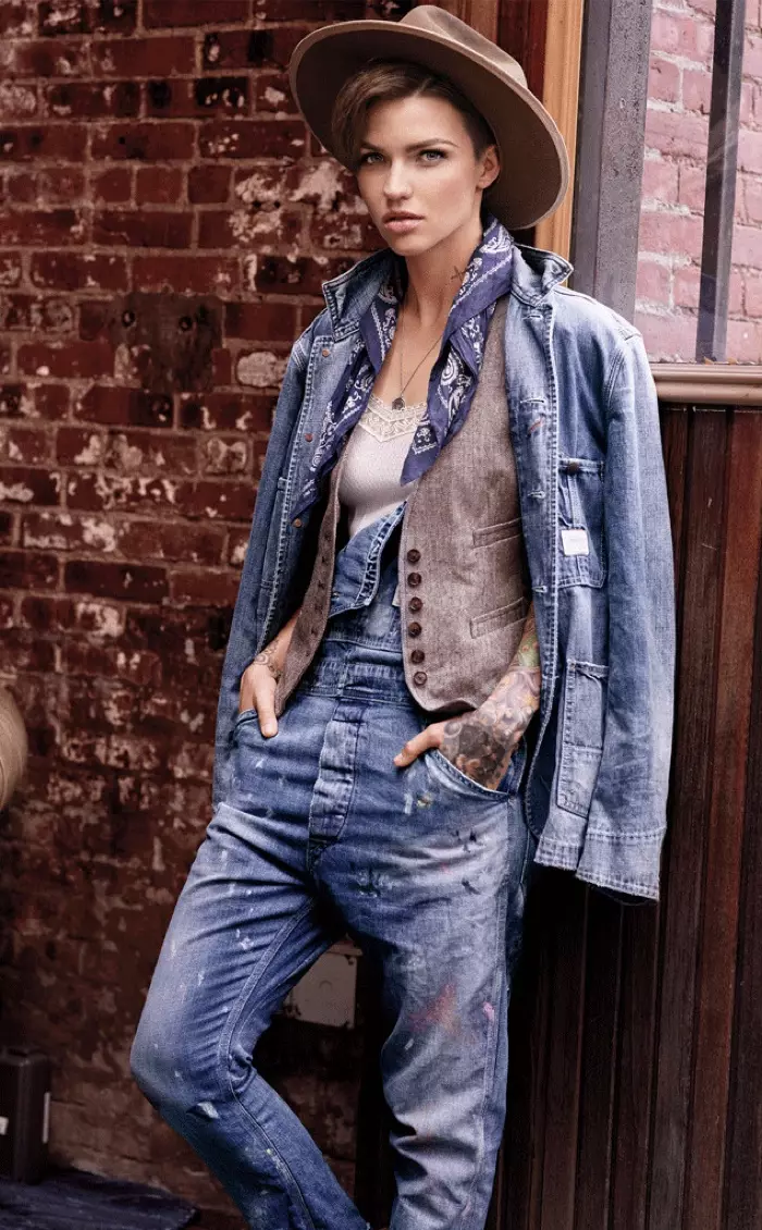 Η Ruby Rose πρωταγωνιστεί στην καμπάνια Ralph Lauren Denim & Supply την άνοιξη του 2016