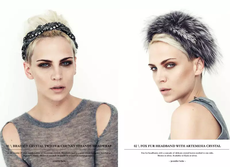 Jennifer Behr Herfs 2010 Lookboook | Mollie Gondie deur Benny Horne