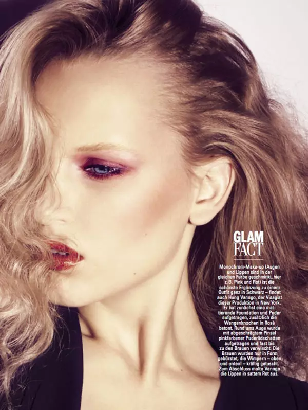 Valeria Dmitrienko Davida Roemerja za Glamour Germany avgust 2011