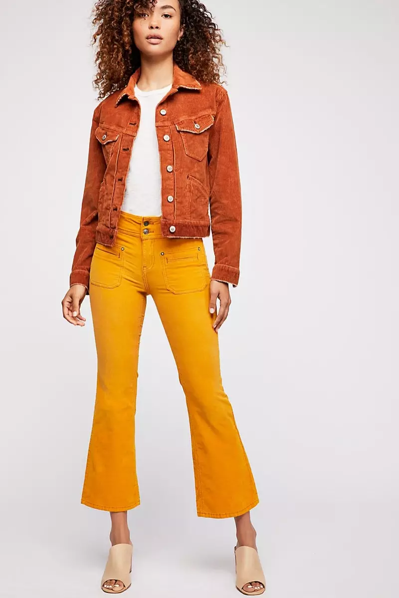 Watu Huria Nelson Cord Jacket na Maggie Crop Cord Flares