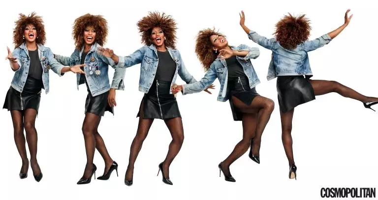 Si Laverne Cox naghatag pasidungog kang Tina Turner sa fashion shoot