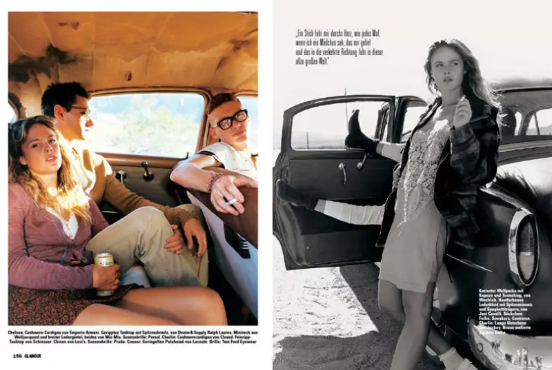 Fotograf Paul Jasmin Goes On the Road for Glamour Germany oktober 2012