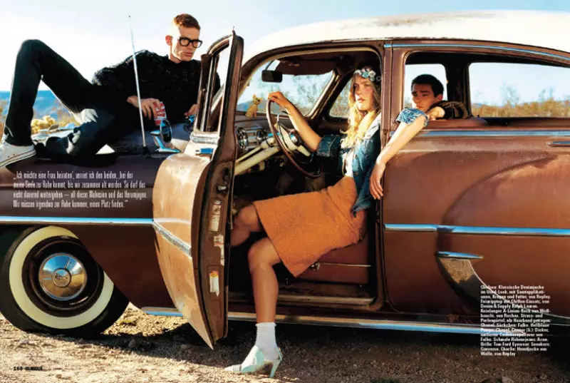 Fotograf Paul Jasmin Goes On the Road for Glamour Germany oktober 2012