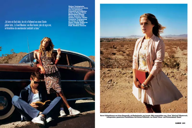 Paul Jasmin argazkilaria Goes On the Road for Glamour Germany 2012ko urrian