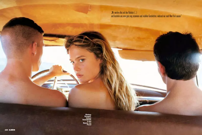 Tus kws yees duab Paul Jasmin Goes On the Road for Glamour Germany Lub Kaum Hli 2012