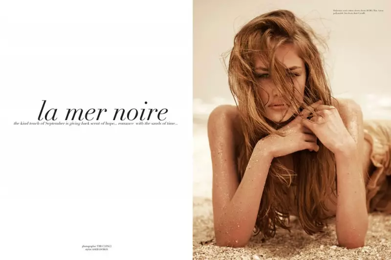 Anna Roos van Wijngaarden by Tibi Clenci in "La Mer Noire" for Fashion Gone Rogue