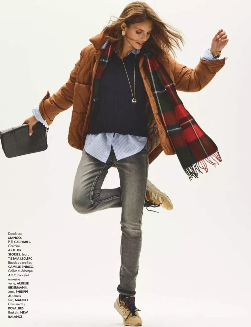 Karlina Caune Layers Up in Trendly Looks for ELLE France