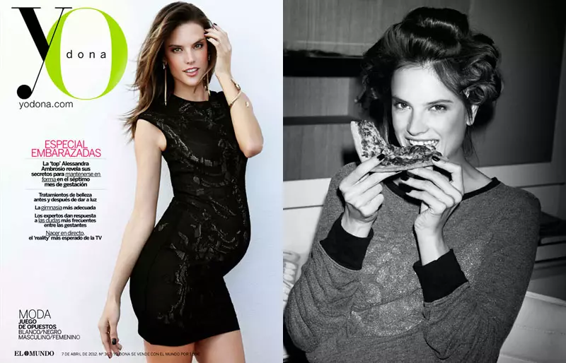 Alessandra Ambrosio ni Ruben Vega para sa Yo Dona Abril 2012