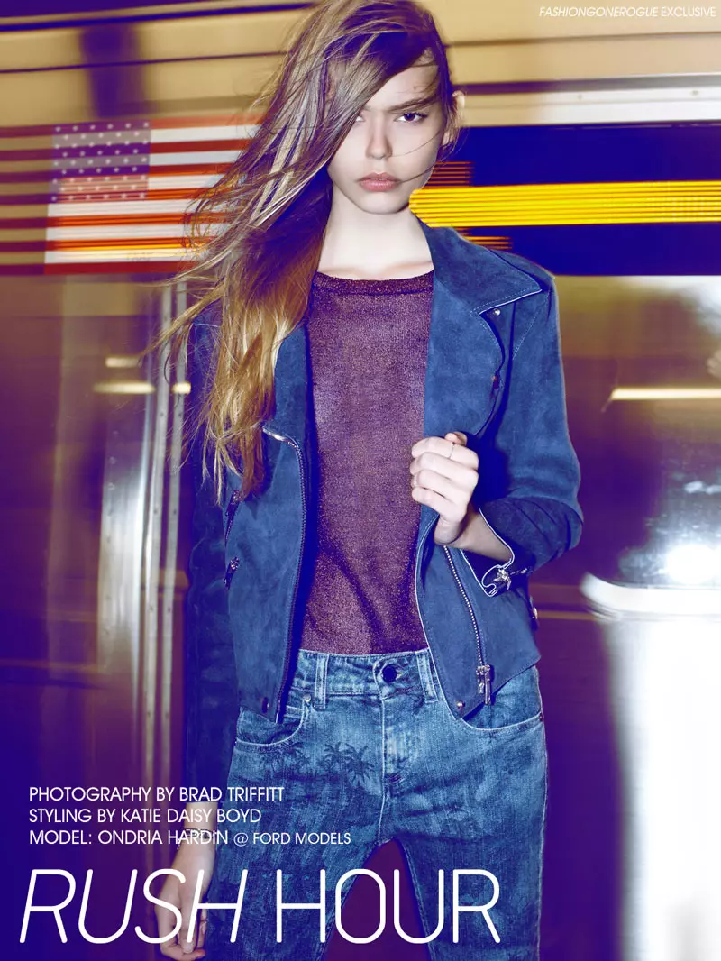 Ondria Hardin door Brad Triffitt voor Fashion Gone Rogue