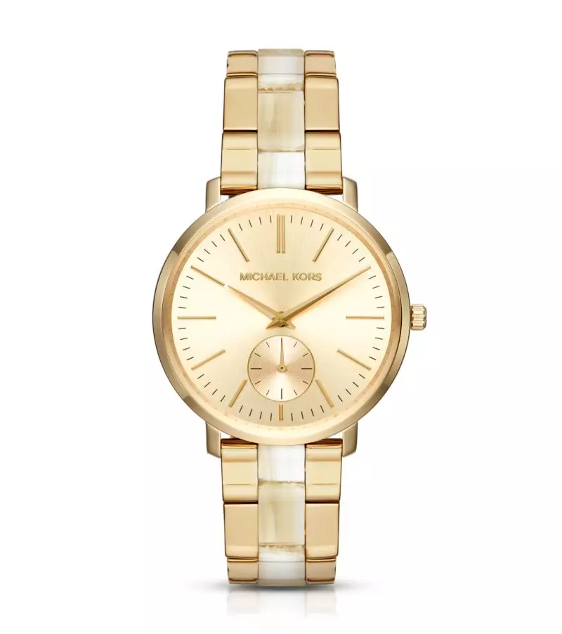 Michael Kors Jaryn Gold Tone & Acetate Watch