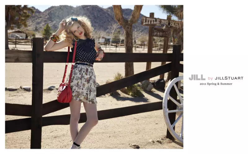 Jill by Jill Stuart Jarní kampaň 2011 | Hailey Clauson od Skye Parrott