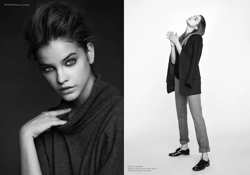 Barbara Palvin é uma bela em preto e branco para Krisztián Éder Shoot