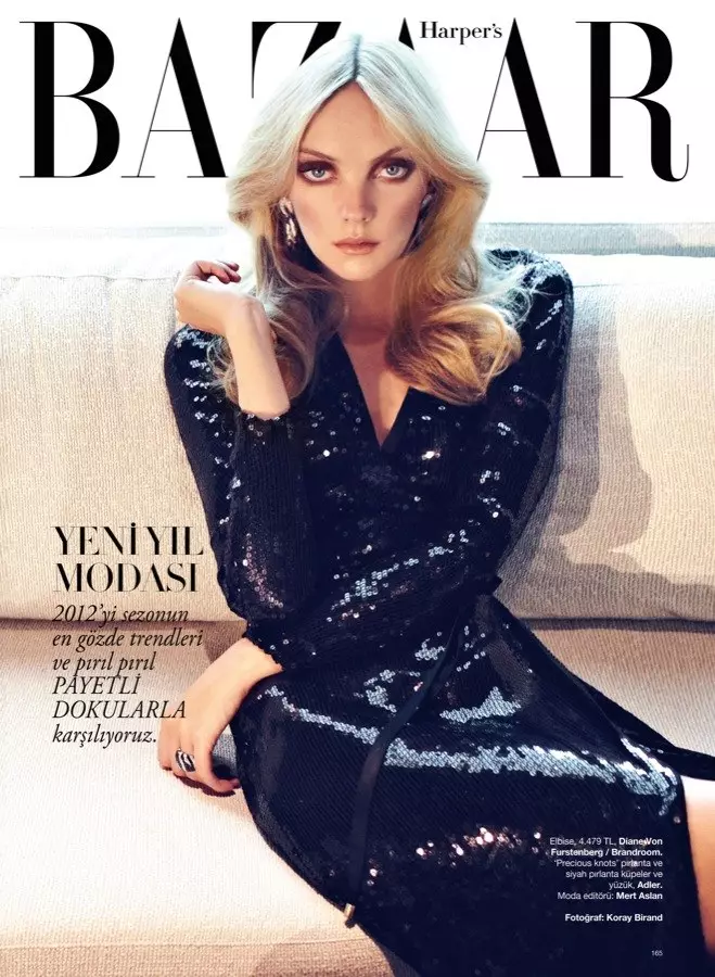 Heather Marks de Koray Birand pentru Harper's Bazaar Turcia decembrie 2011