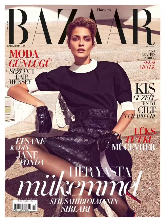 Ana Beatriz Barros nga Koray Birand për Harper's Bazaar Turkey Nëntor 2011