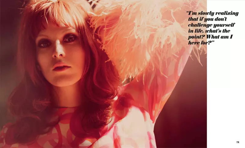 Karen Elson od Guye Arocha v Walk the Line | Foam Magazine červenec 2010