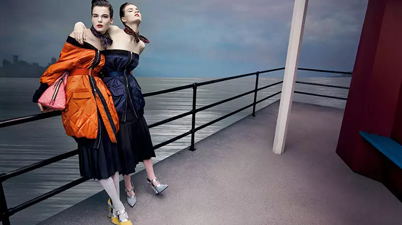 La campagne Miu Miu Automne 2013 fait appel à Adriana Lima, Daphne Groeneveld, Georgia May Jagger et bien d'autres