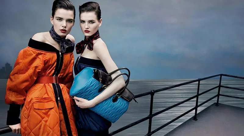 Miu Miu Fall 2013 Campaign Inopinza Adriana Lima, Daphne Groeneveld, Georgia May Jagger nevamwe