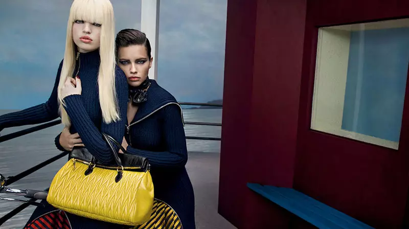 Miu Miu Fall 2013 Campaign Enlists Adriana Lima, Daphne Groeneveld, Georgia May Jagger ati Die e sii