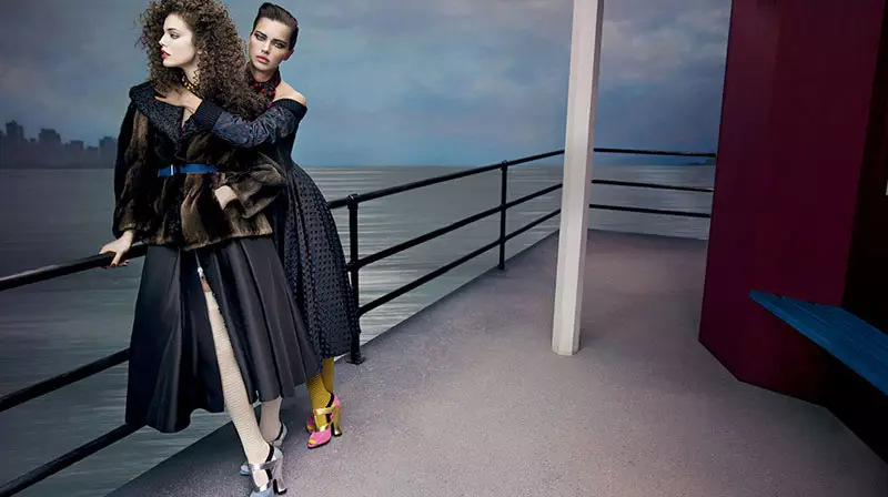 Miu Miu Fall 2013 Campaign Enlists Adriana Lima, Daphne Groeneveld, Georgia May Jagger a Méi