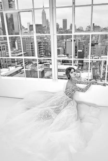 สายสำหรับเจ้าสาวในฤดูใบไม้ผลิปี 2018 ของ Zuhair Murad สร้างขึ้นเพื่อเจ้าหญิง