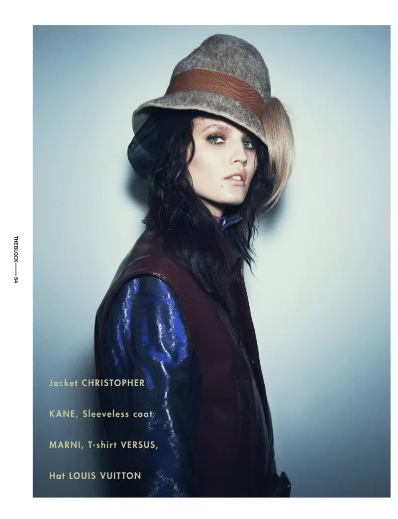 Katlin Aas, “Blok F / W 2012” -de Ward Iwan Rafik üçin “Glamourously Grunge”