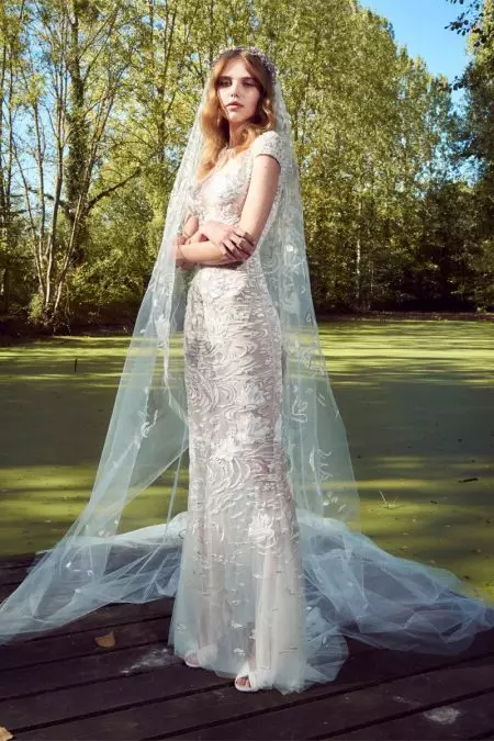 Zuhair Murad Bridal's Fall 2019 Line zawiera niebiańskie sukienki