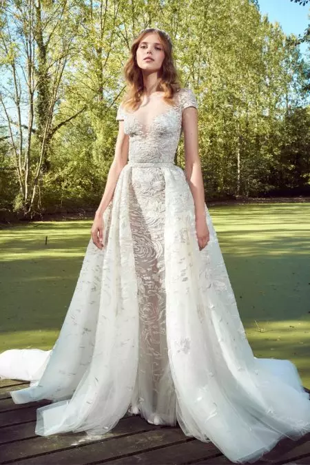 Zuhair Murad-ის საქორწილო 2019 წლის შემოდგომის ხაზი შეიცავს ზეციურ კაბებს