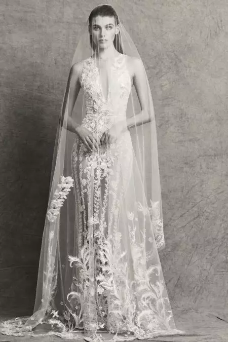 Zuhair Murad Bridal Muab Dreamy Silhouettes rau lub caij nplooj zeeg 2018