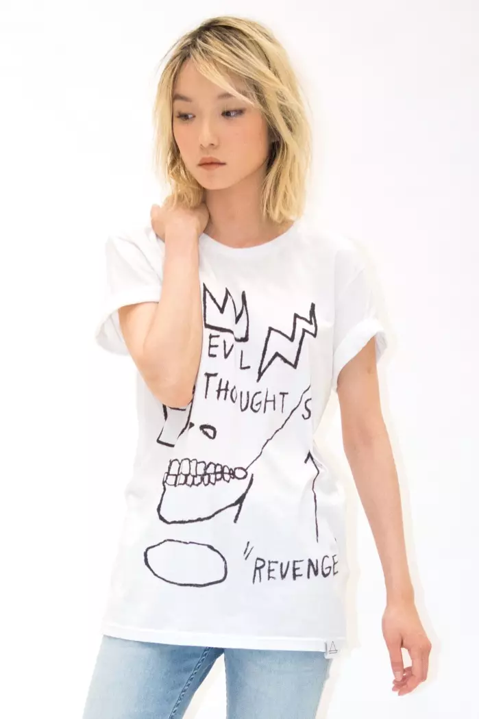 T-Shirt ELEVENPARIS x Basquiat Evil Thoughts