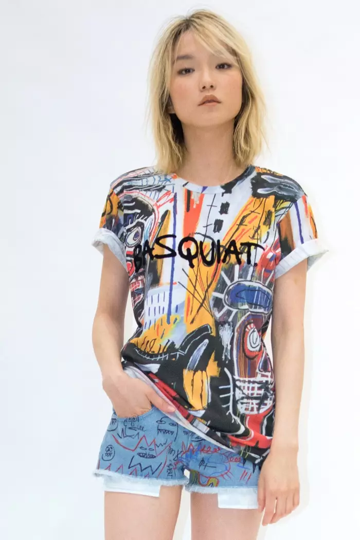 ELEVENPARIS x Basquiat გრაფიკული მაისური