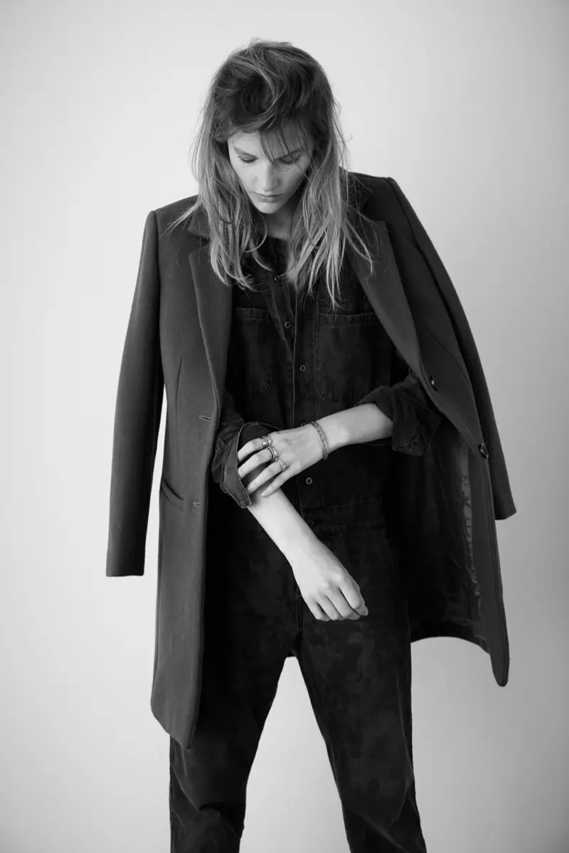 Sara Blomqvist modela Madewell, fotografiada por Eric Guillemain